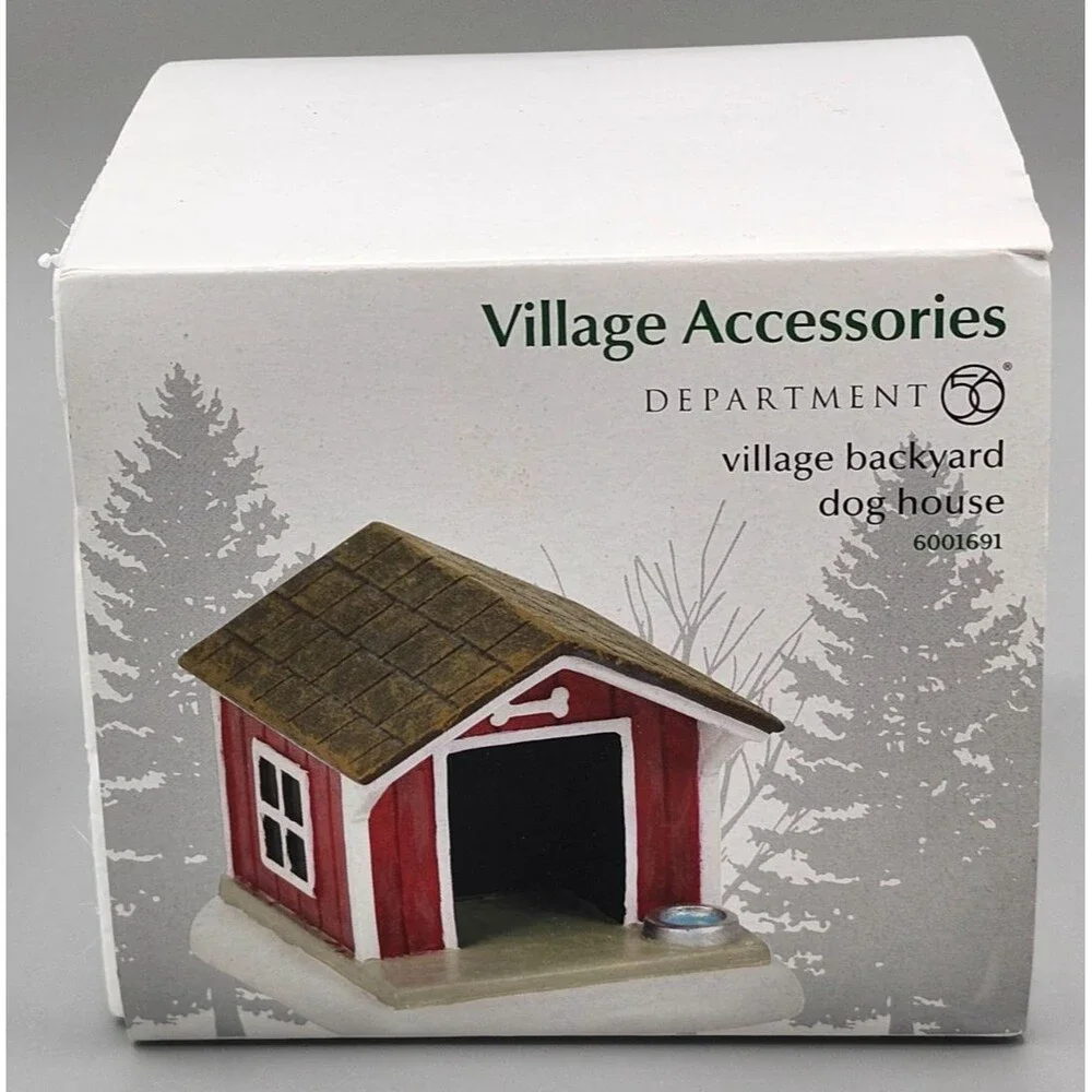 Department Dept 56 Dickens Village Backyard Dog House #6001691 Christmas
